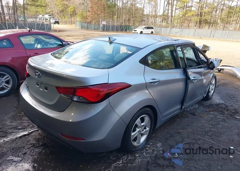 2015 Hyundai Elantra Se from USA, damaged, VIN 5NPDH4AE0FH560978